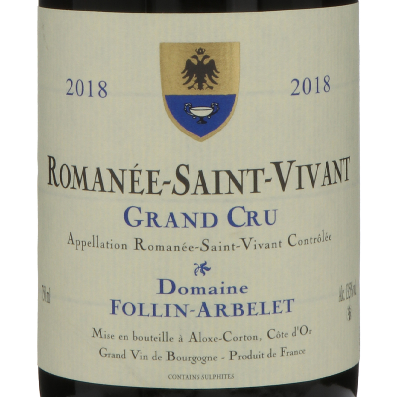 ドメーヌ フォラン アルベレ ロマネ サン ヴィヴァン グランクリュ 2018