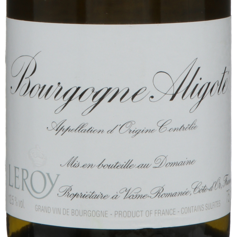 ドメーヌ ルロワ アリゴテ 白 2015 黄色キャップ正規品