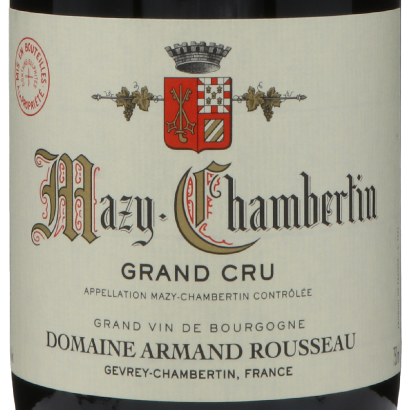 アルマンルソー マジ シャンベルタン グランクリュ 2019