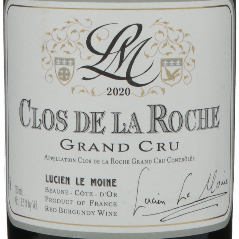 ルシアン・ル・モワンヌ クロ・ド・ラ・ロッシュ グラン・クリュ 2020