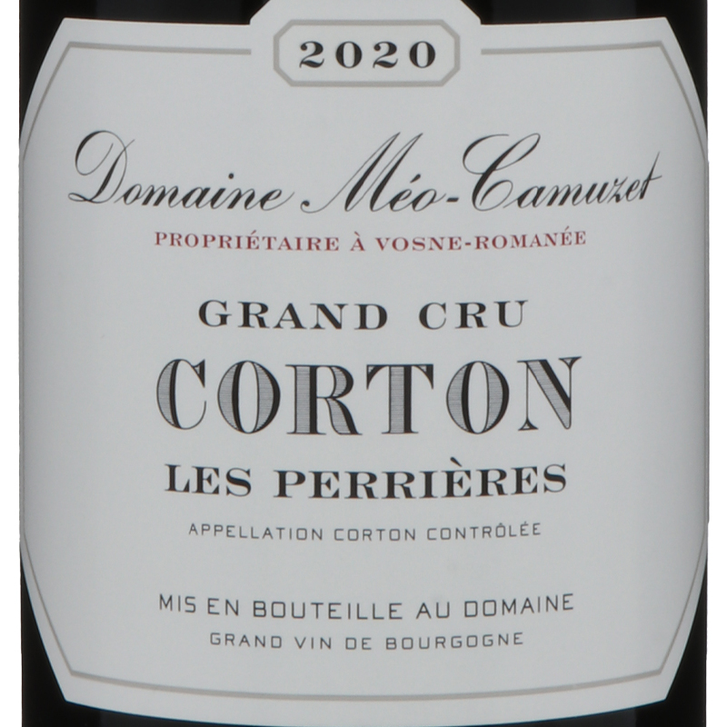 ドメーヌ メオ カミュゼ コルトン ルージュ グランクリュ レ ペリエール 2020