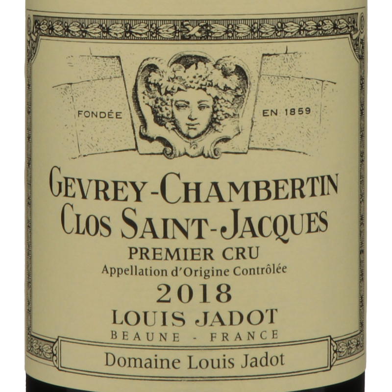 【 ルイジャド 】 ジュヴレ・シャンベルタン プルミエ・クリュ クロ・サン・ジャック 2018