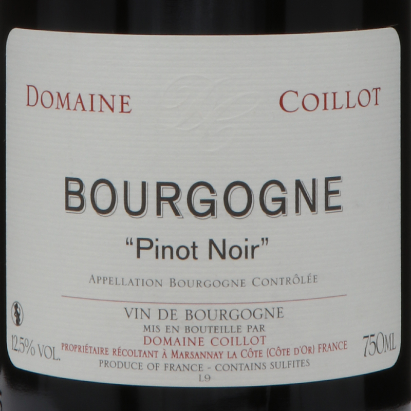 ドメーヌ コワイヨ ブルゴーニュルージュ 2021