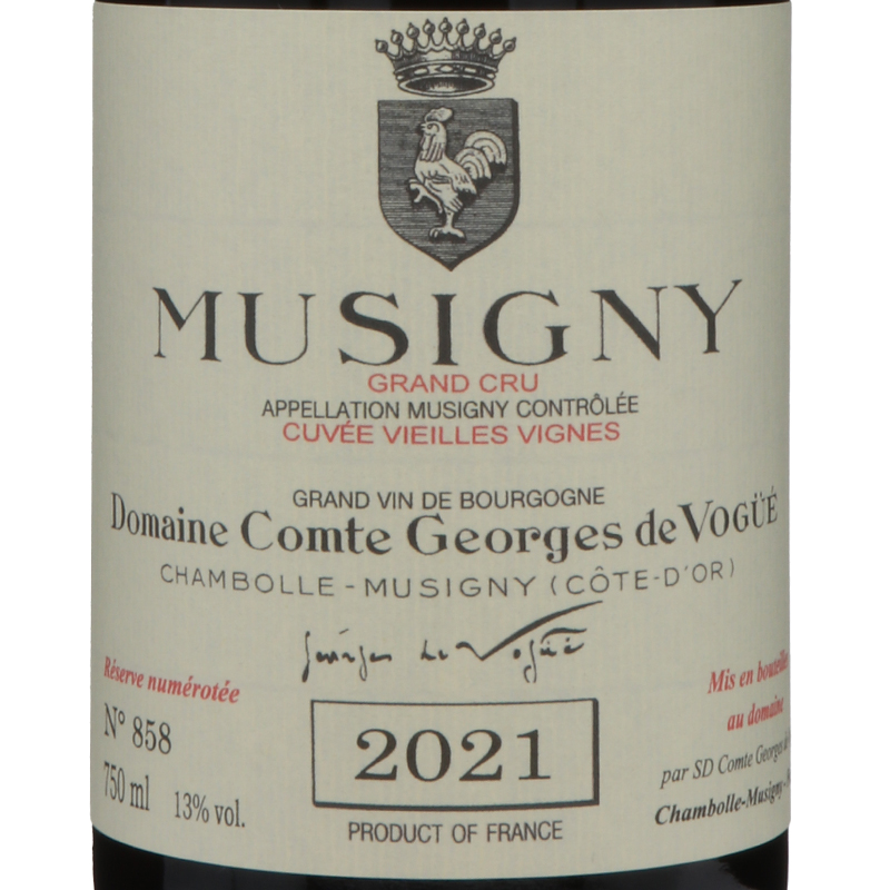ドメーヌ コント ジョルジュ ド ヴォギュエ ミュジニー グランクリュ キュヴェ ヴィエーユ ヴィーニュ 2021