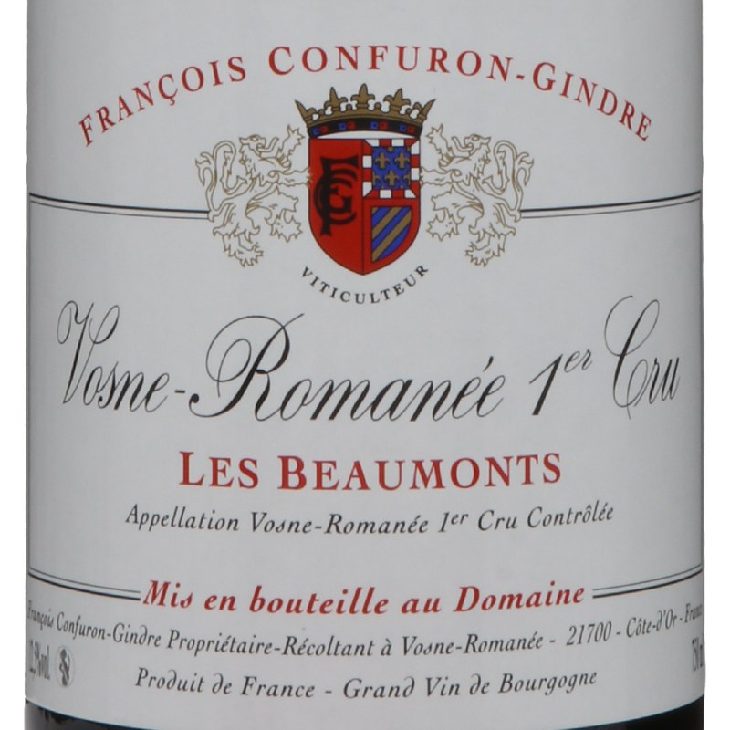 フランソワ　コンフュロン　ジャンドル　 ヴォーヌ ロマネ プルミエ クリュ　レボーモン　2021