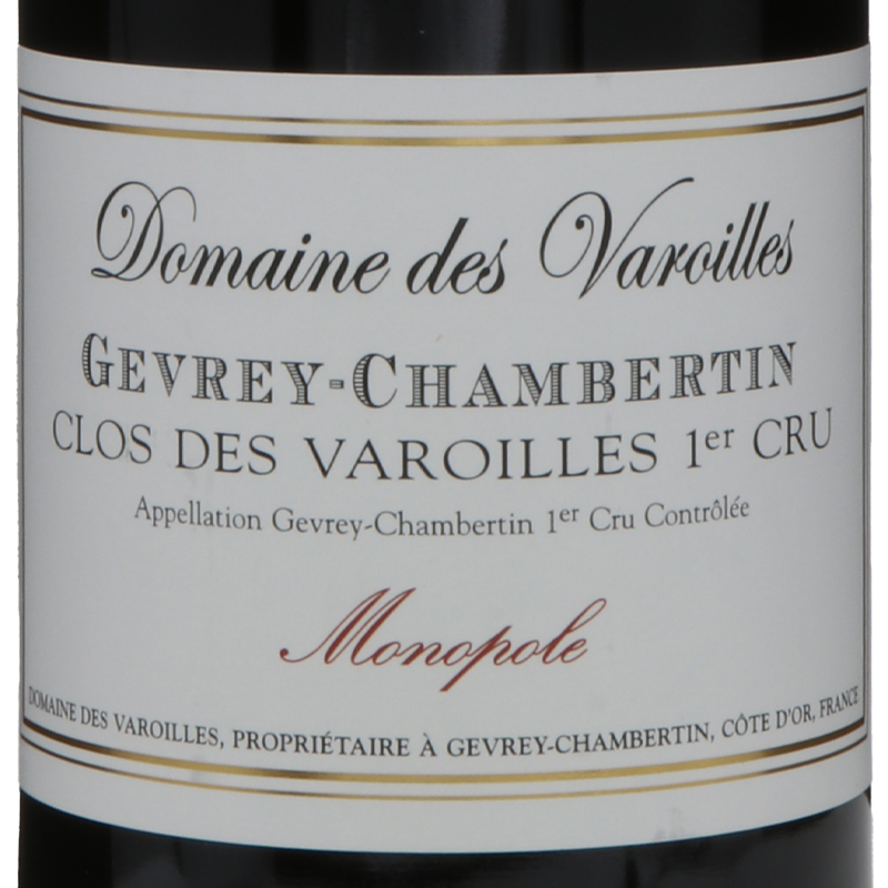 ドメーヌ・デ・ヴァロワイユ　ジュヴレ・シャンベルタン プルミエ・クリュ クロ・デ・ヴァロワイユ 2019