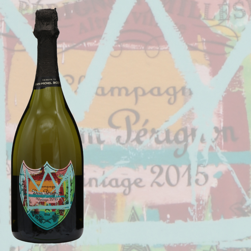 ドン ペリニヨン ヴィンテージ 2015 トリビュート・トゥ・バスキア コレクション ラベル水色