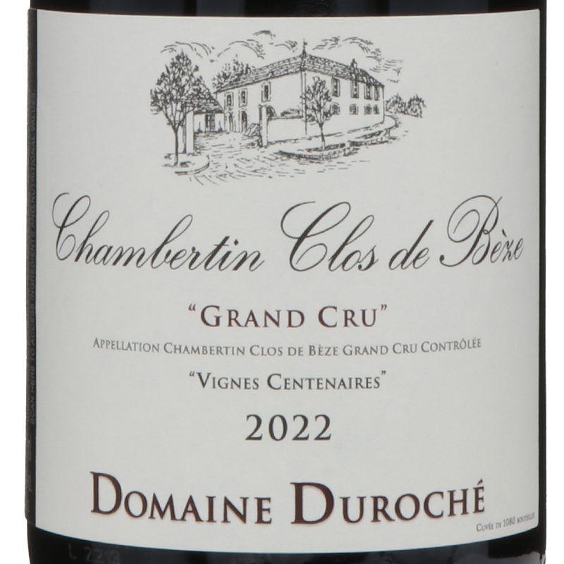 ドメーヌ・デュロシェ　シャンベルタン　クロドベーズ　グランクリュ	2022