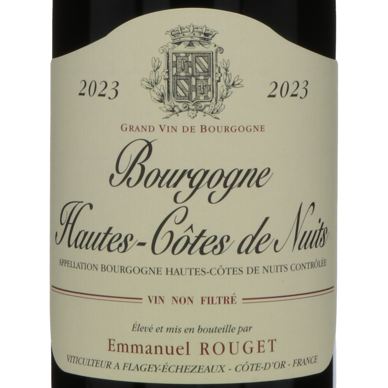 アンリ・ジャイエ氏の後継者エマニュエル・ルジェ　オーコート・ド・ニュイ　ルージュ　2023