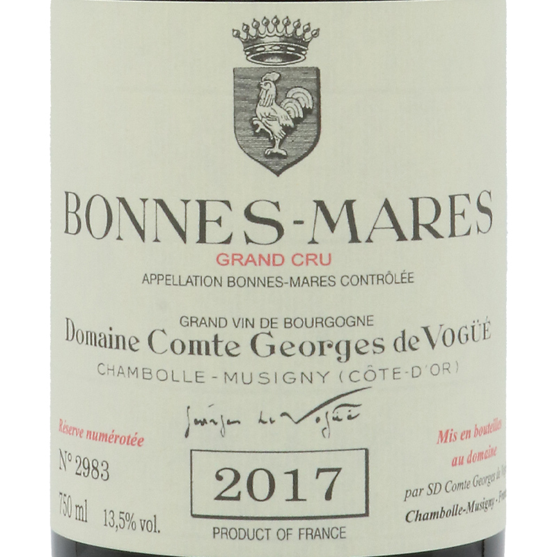 コント ジョルジュ ド ヴォギュエ ボンヌマール グランクリュ 2017