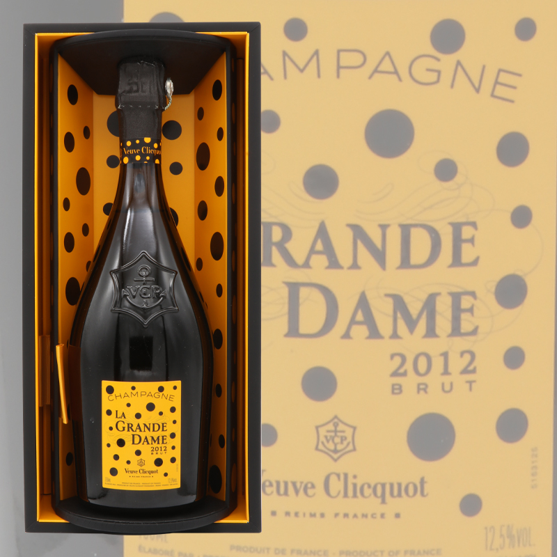 【ヴーヴ クリコ】 ラ・グラン・ダム ブリュット 2012 草間彌生コラボレーションボトル