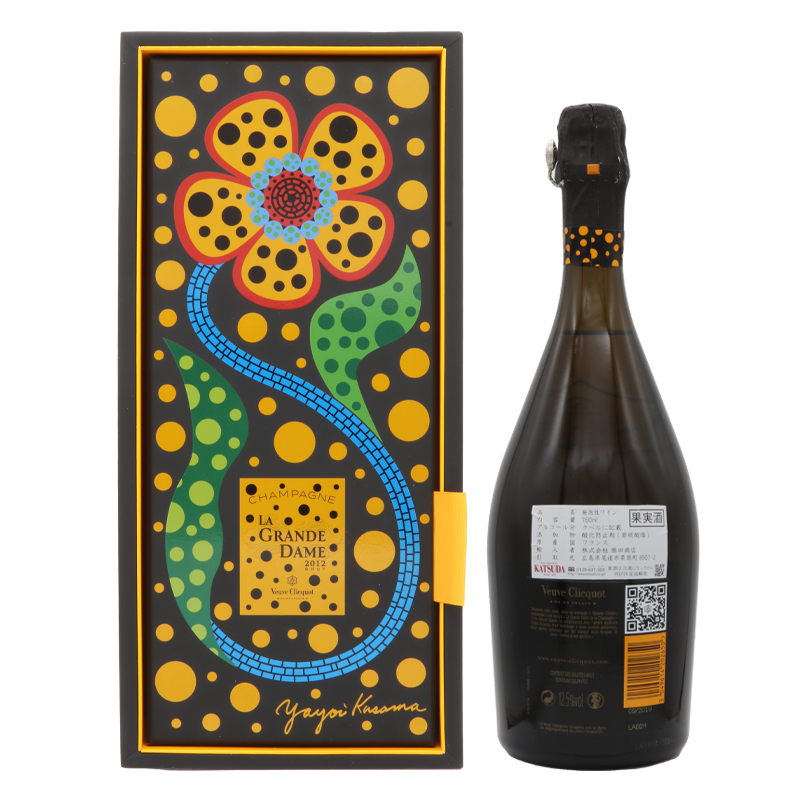 【ヴーヴ クリコ】 ラ・グラン・ダム ブリュット 2012 草間彌生コラボレーションボトル