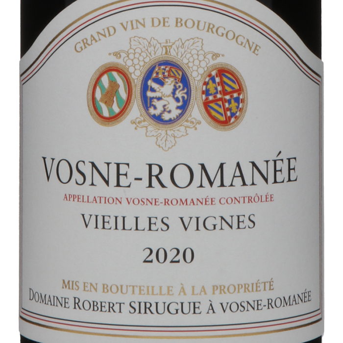 ドメーヌ ロベール シリュグ ヴォーヌロマネ ヴィエイユ・ヴィーニュ 2020
