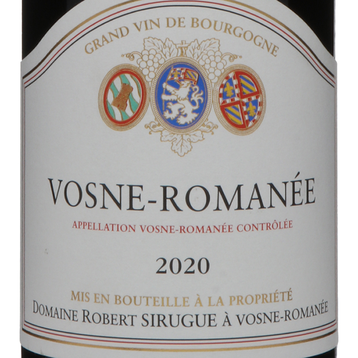 ドメーヌ ロベール シリュグ ヴォーヌロマネ 2020
